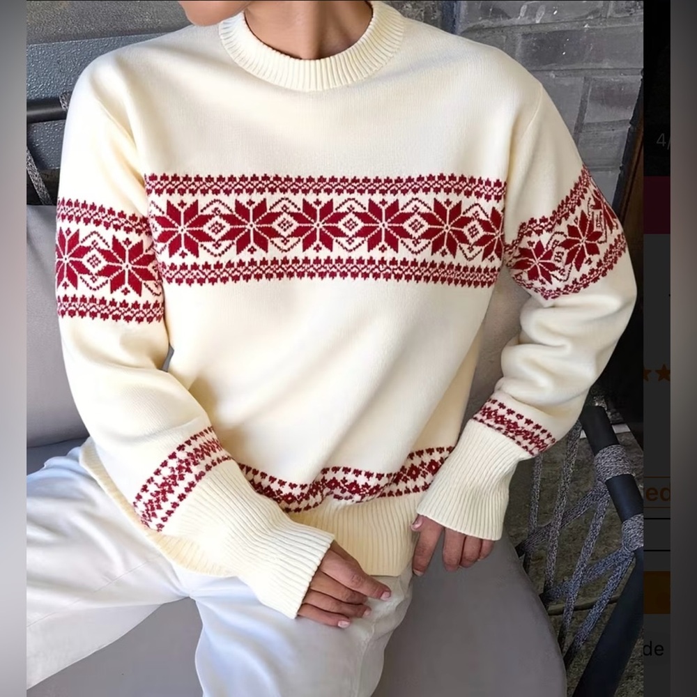Apres Snowflake Fair Isle Sweater - Picture 2 of 14